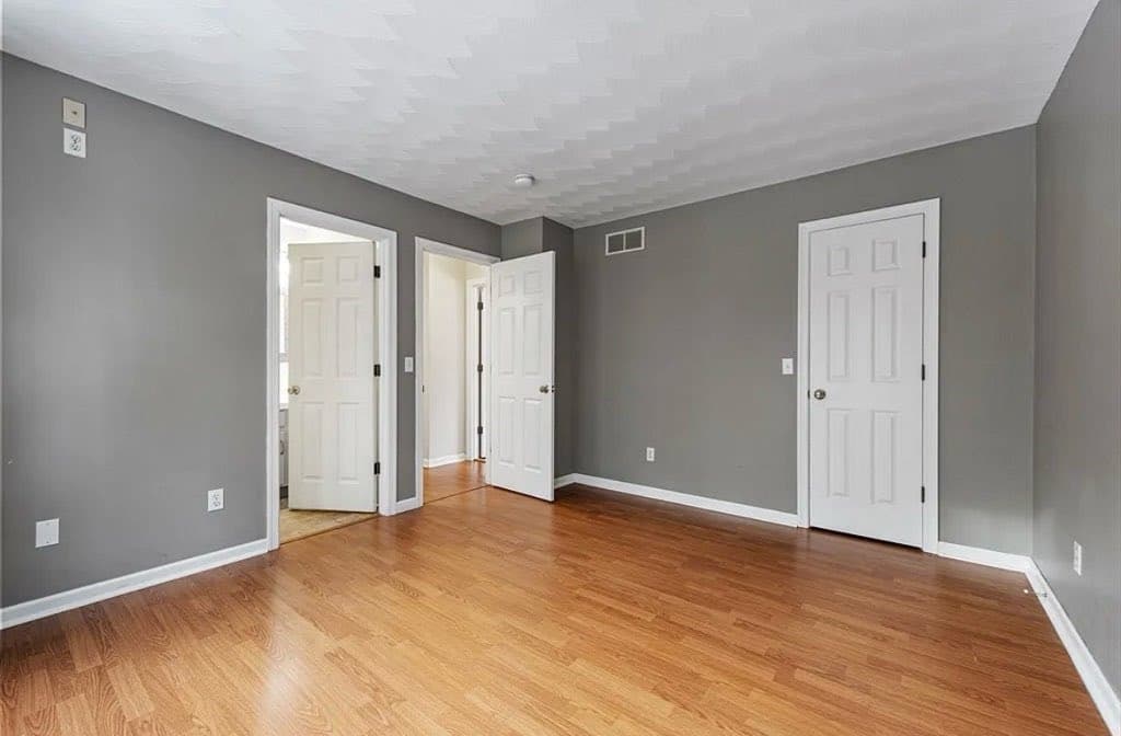 A tidy entryway with shoes in a basket, ready for a Dirty Bird Cleaning Company visit in Oklahoma City.